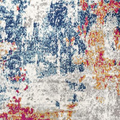 Sunset Modern Abstract Area Rug. Picture 13
