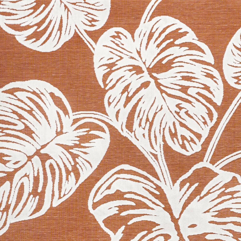 Tobago High-Low Two Tone Monstera Leaf Area Rug. Picture 14