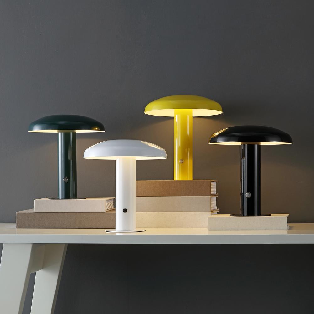 Rechargeablecordless Iron Integrated LED Mushroom Table Lamp. Picture 5