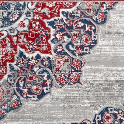 Modern Persian Vintage Moroccan Medallion Area Rug. Picture 11