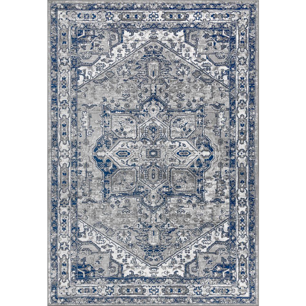 Jerica Modern Persian Vintage Medallion Area Rug. Picture 1
