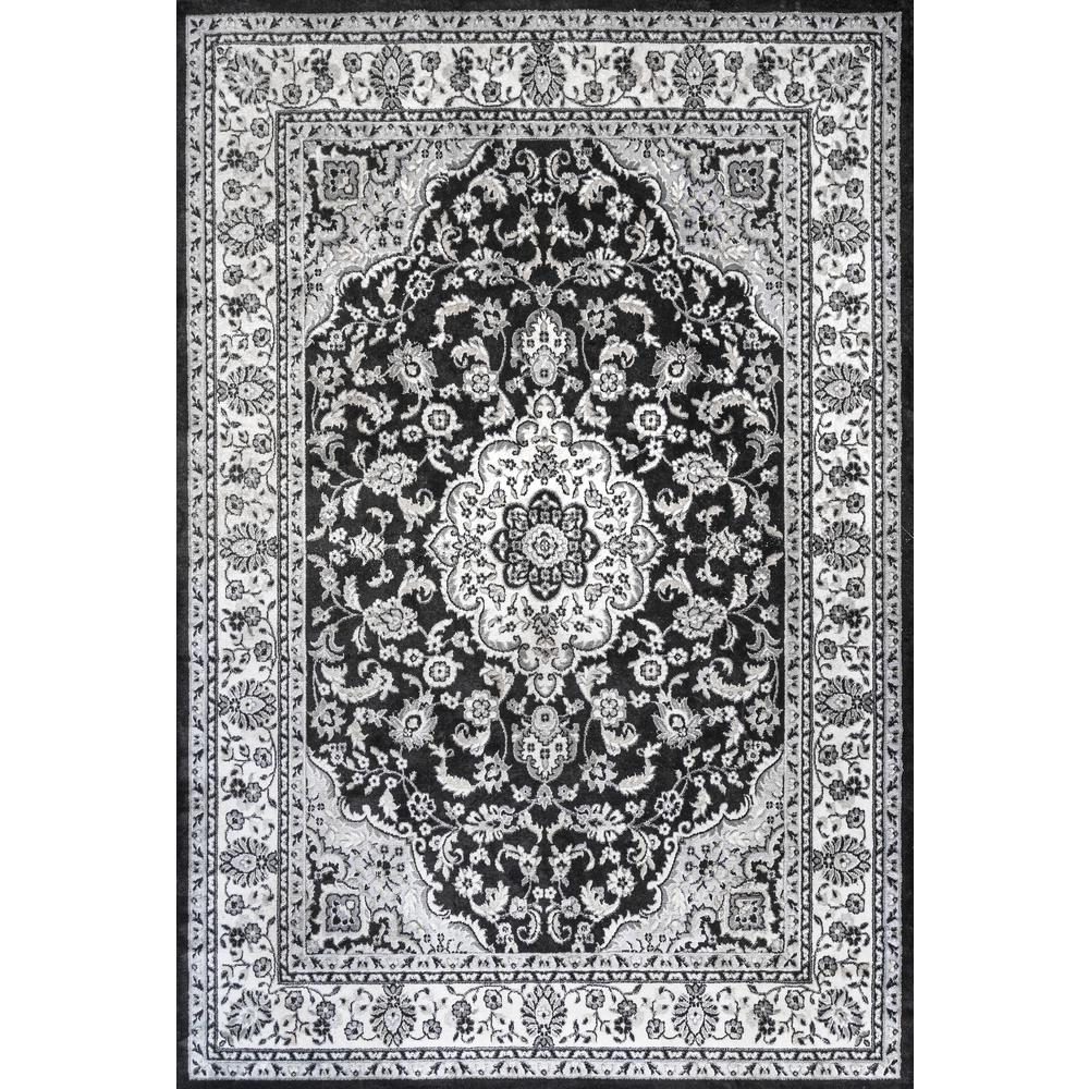 Palmette Modern Persian Floral Area Rug. Picture 1
