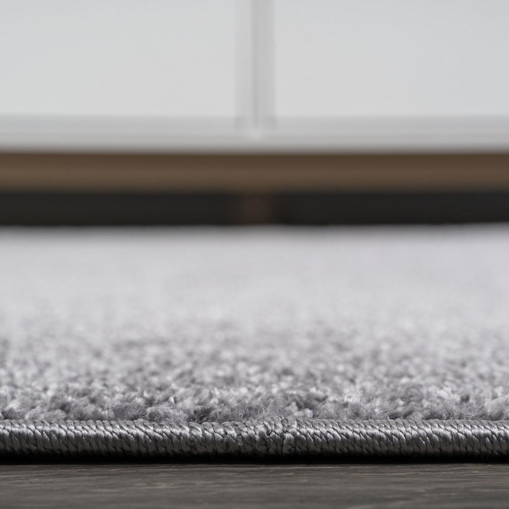 Haze Solid Low Pile Area Rug Gray. Picture 14