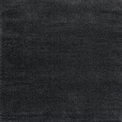 Haze Solid Low Pile Area Rug Black. Picture 15