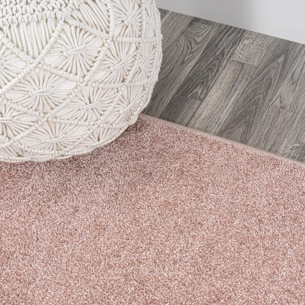 Haze Solid Low Pile Area Rug Pink. Picture 8
