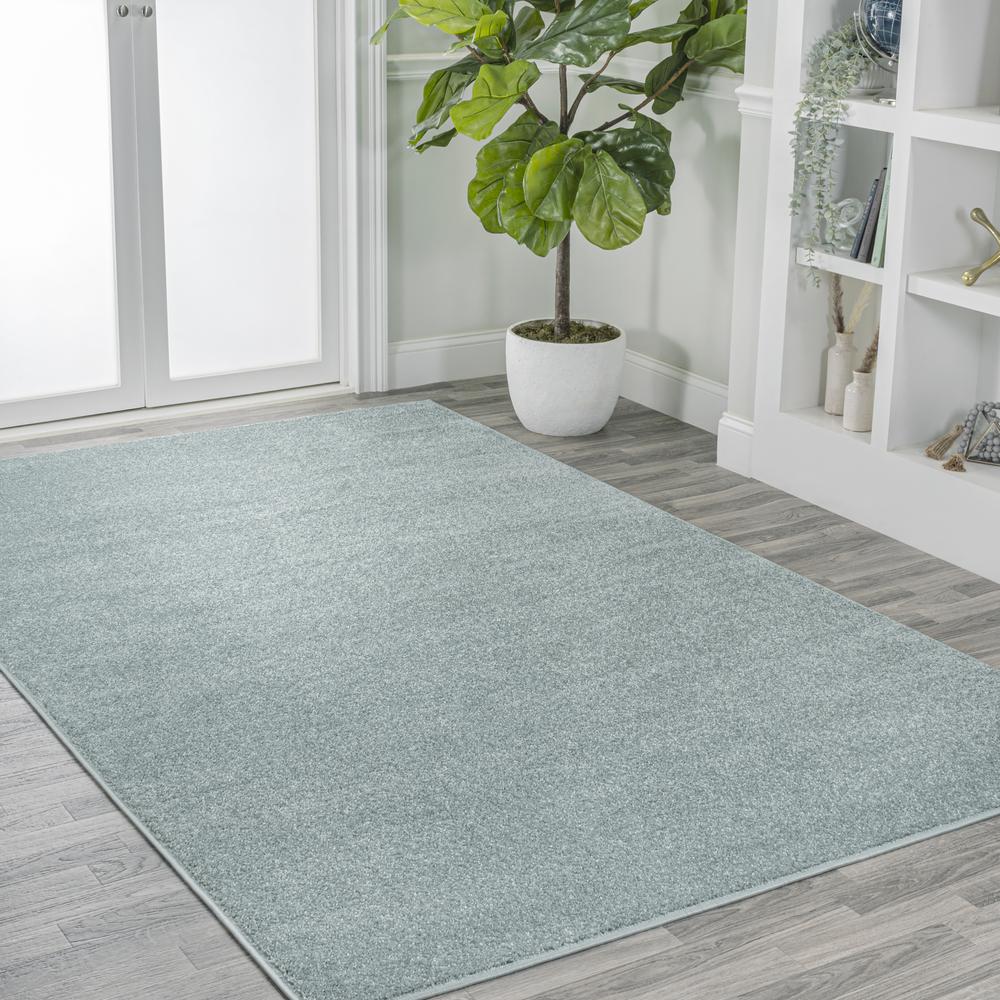 Haze Solid Low-Pile Area Rug. Picture 5