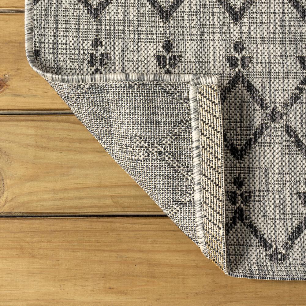 Ourika Moroccan Geometric Textured Weave Indoor/Outdoor Area Rug. Picture 7
