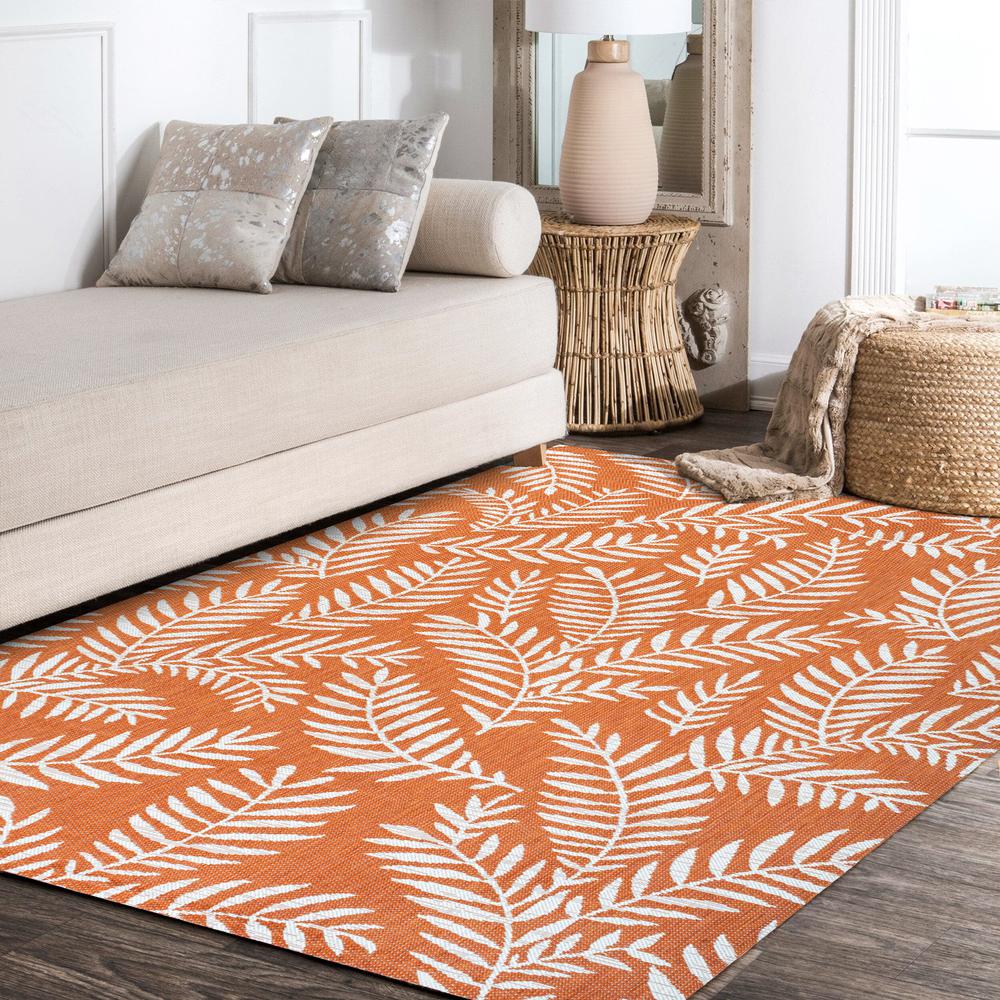Nevis Palm Frond Indoor/Outdoor Area Rug. Picture 15