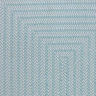 4' X 6' Chevron Modern Concentric Squares Indoor/outdoor Area Rug