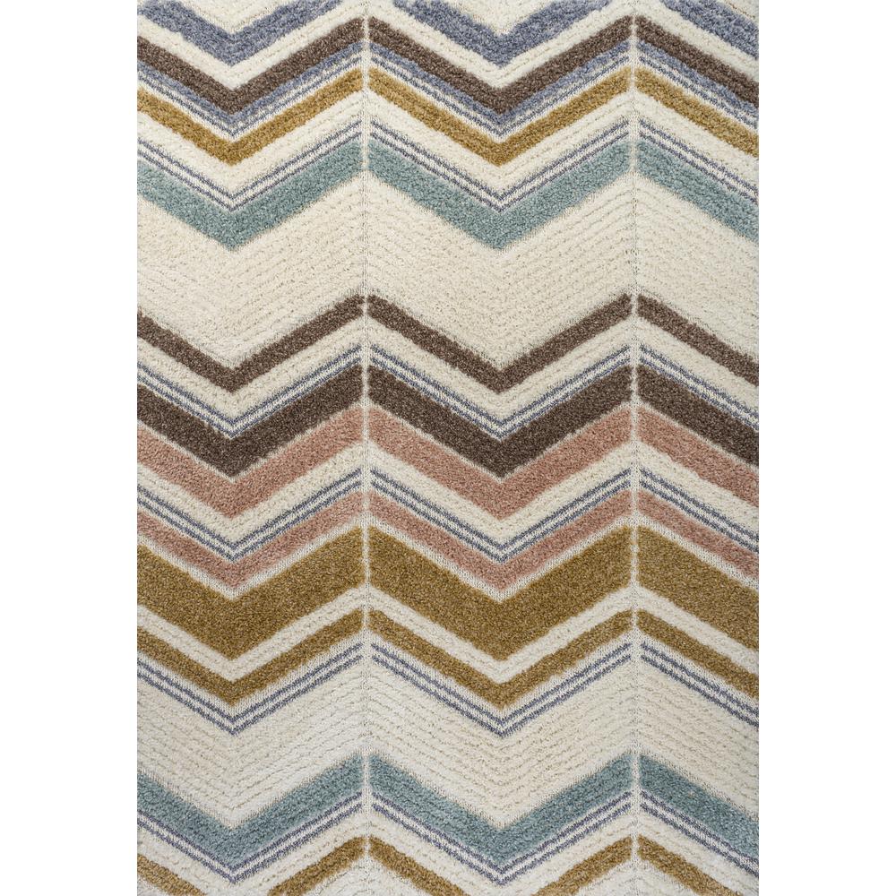 Elin Chevron High-Low Area Rug. Picture 1