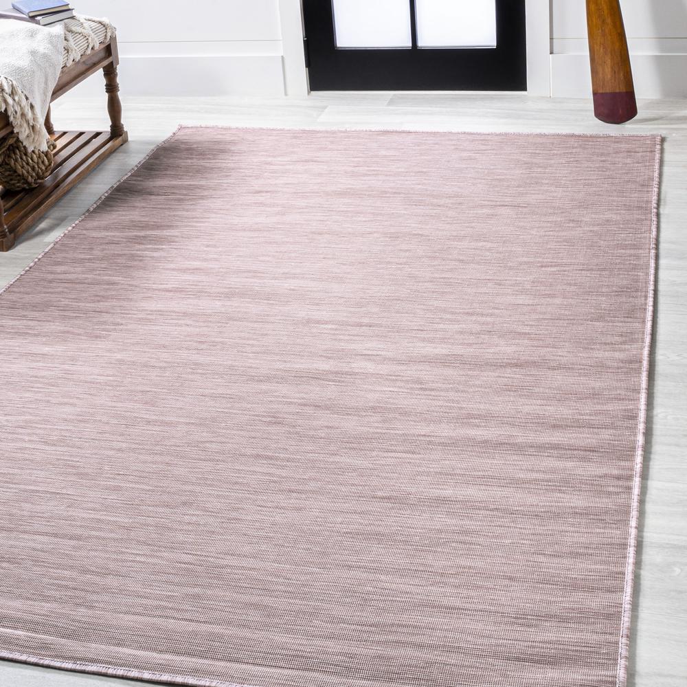 Ethan Modern Flatweave Solid Area Rug. Picture 3