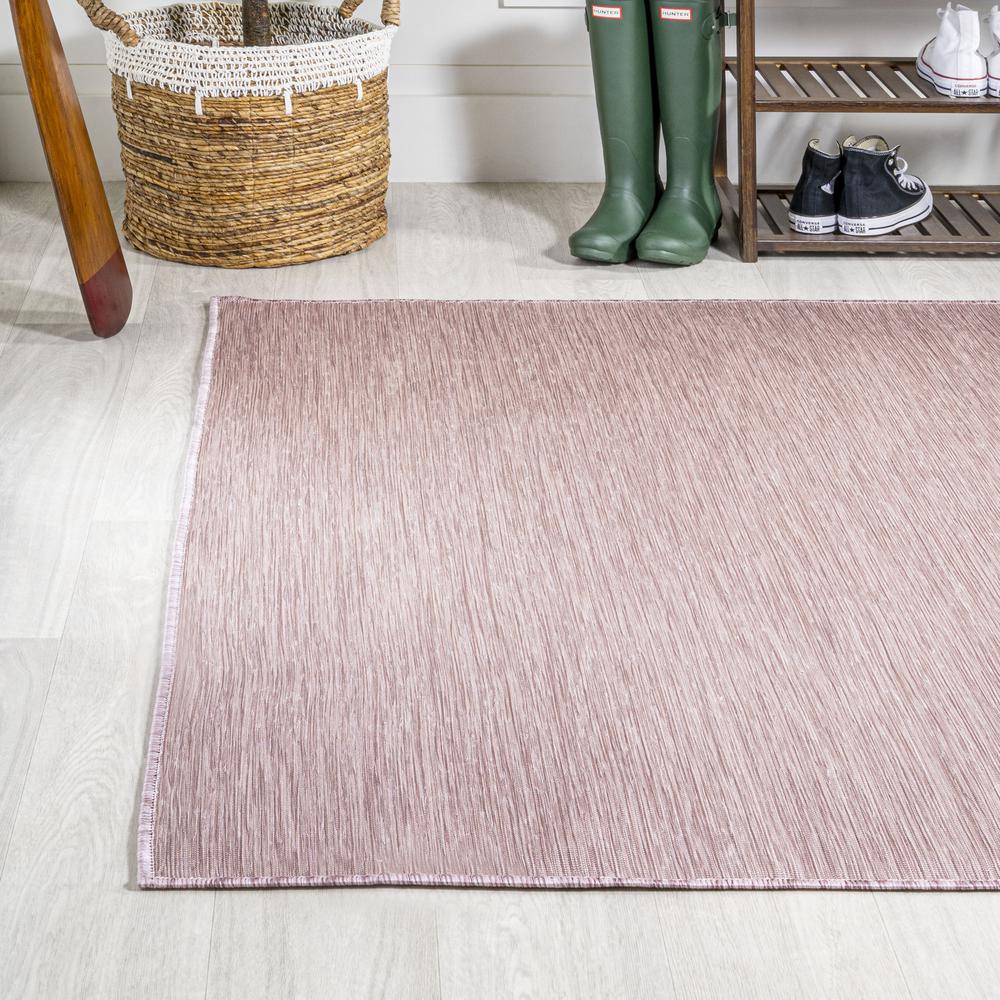 Ethan Modern Flatweave Solid Area Rug. Picture 4