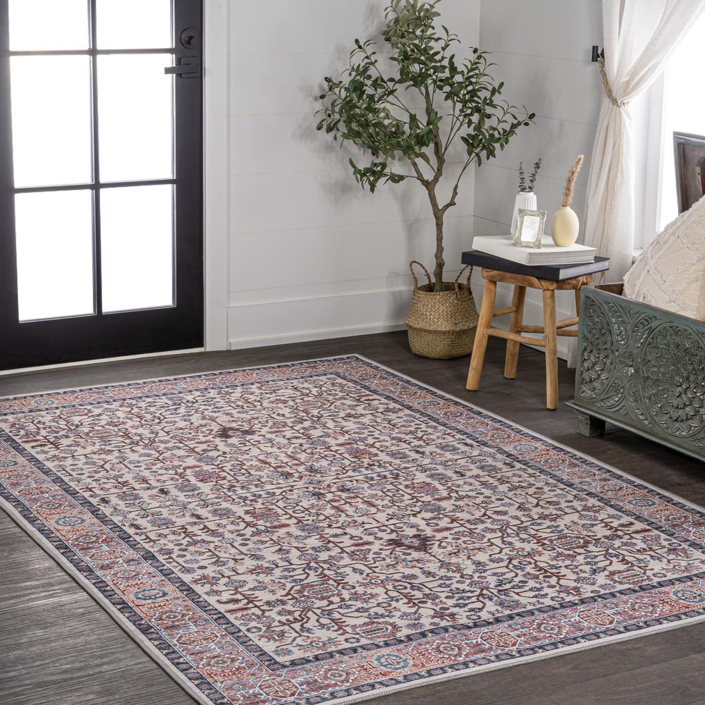 Kemer All-Over Persian Machine-Washable Area Rug. Picture 3