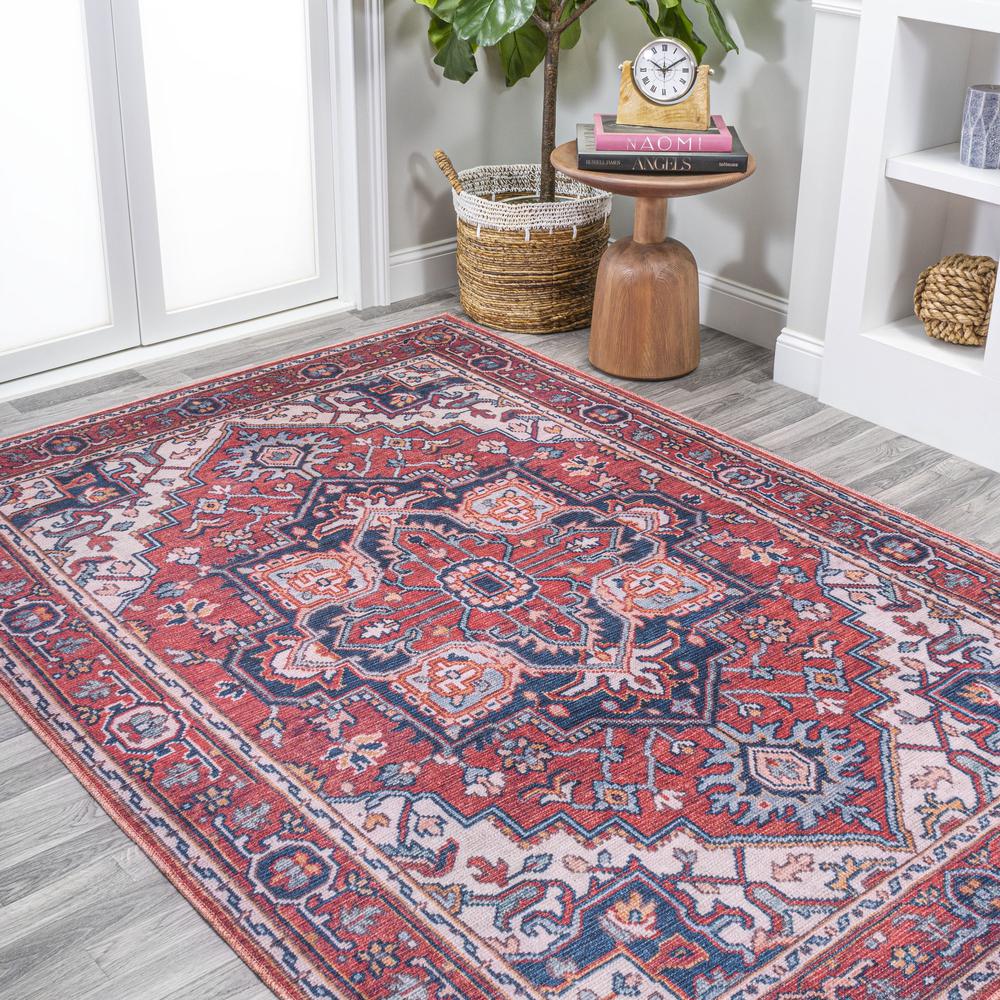 Cirali Ornate Large Medallion Washable Indoor/Outdoor Area Rug. Picture 5