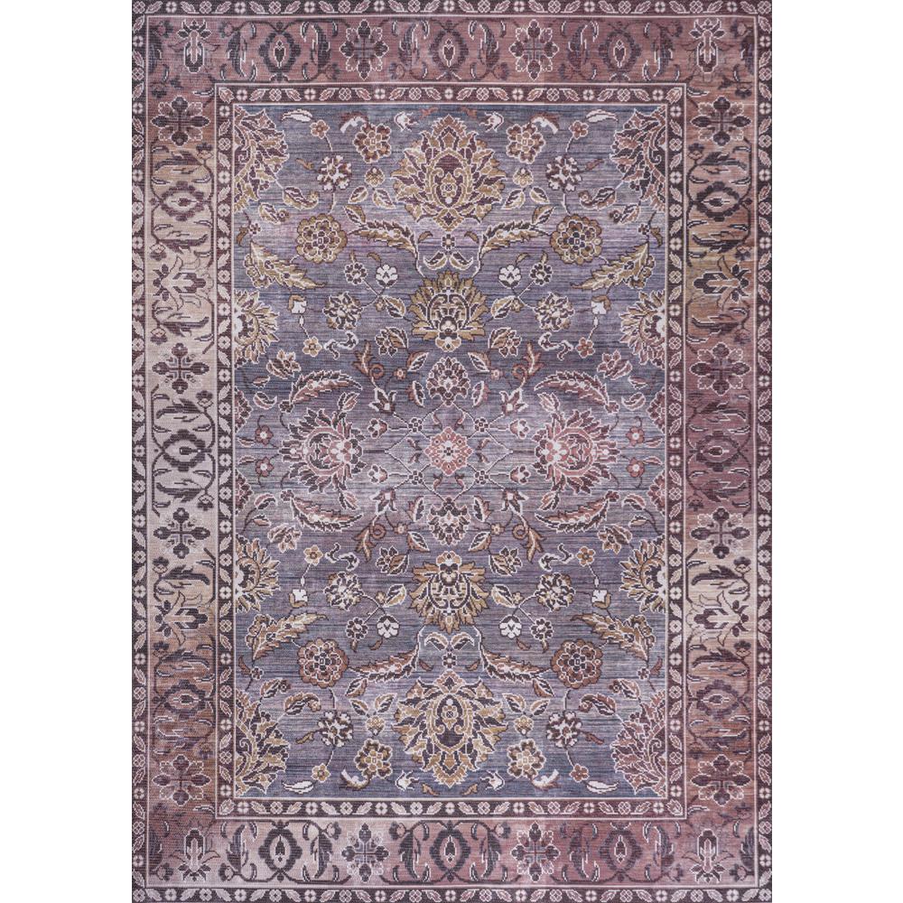 Victoria Ornate Persian All Over Washable Indoor/Outdoor Area Rug. Picture 1