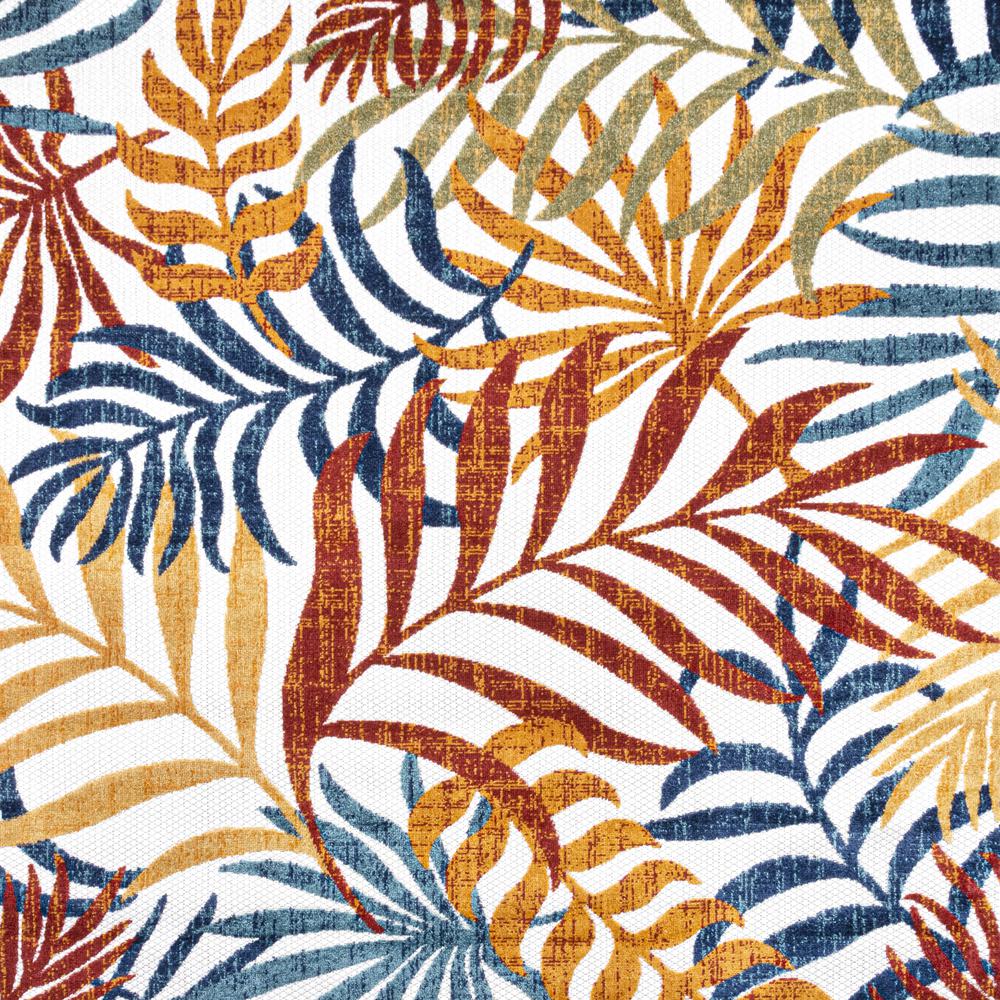 Tropics Palm Leaves Indoor/Outdoor Area Rug. Picture 2