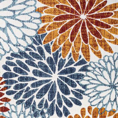 Crisantemo Floral High-Low Indoor/Outdoor Area Rug. Picture 18