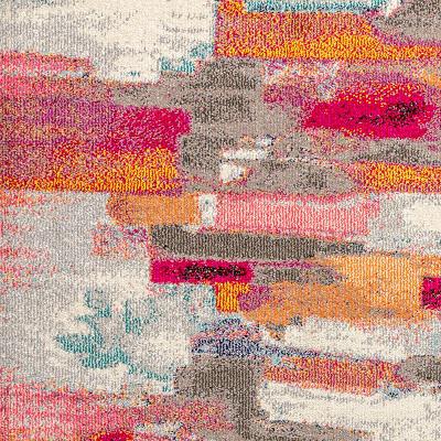 Contemporary Pop Modern Abstract Brushstroke Area Rug. Picture 13