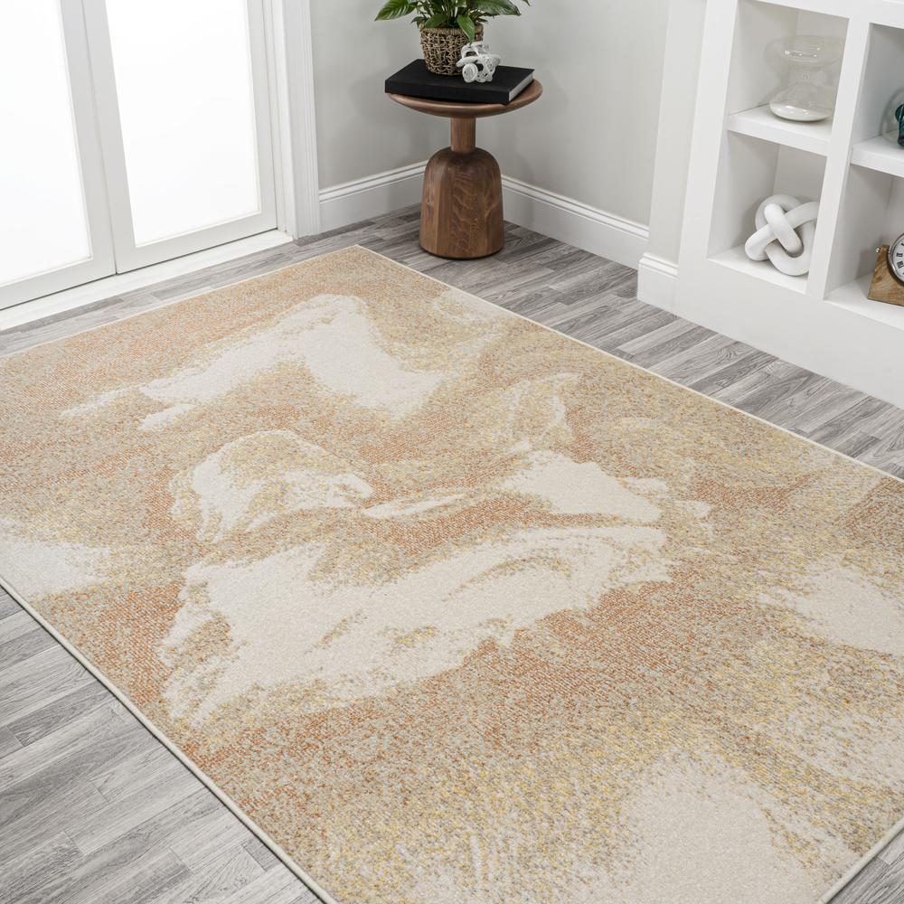 Petalo Abstract Two Tone Modern Area Rug. Picture 12