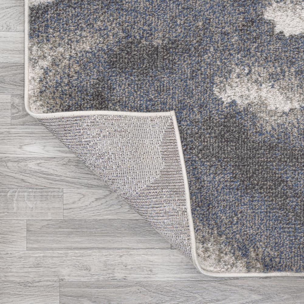 Petalo Abstract Two Tone Modern Area Rug. Picture 7