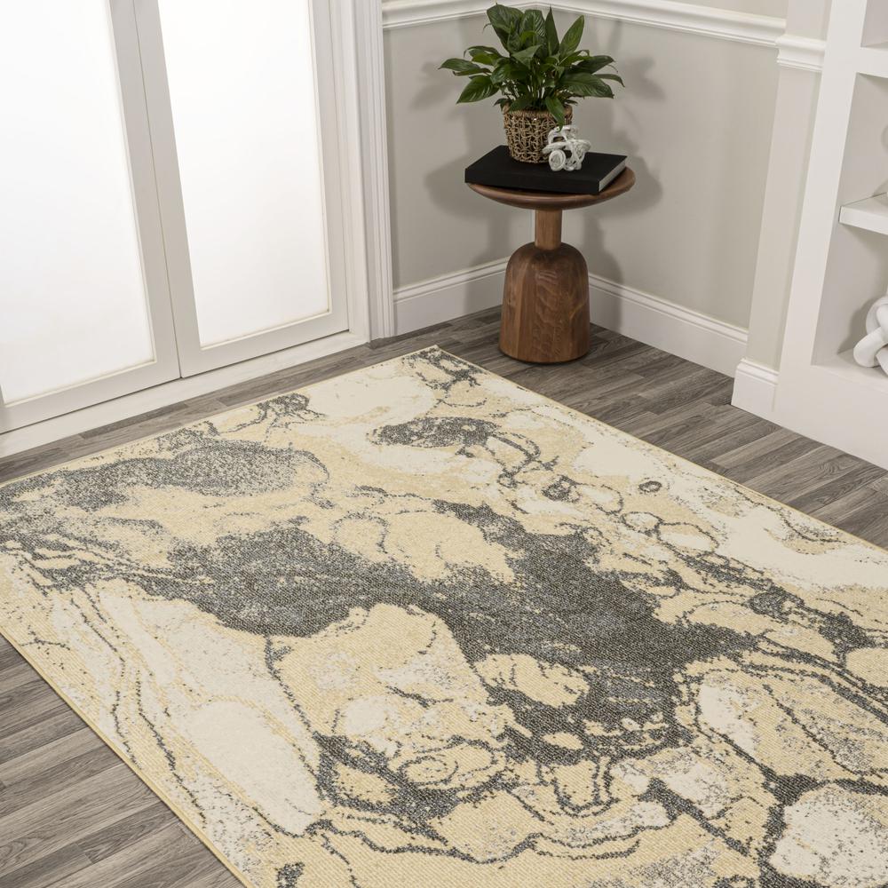 Marmo Abstract Marbled Modern Area Rug. Picture 12