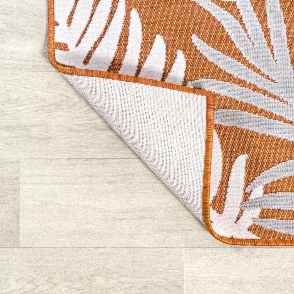 Montego High-Low Tropical Palm Area Rug. Picture 7