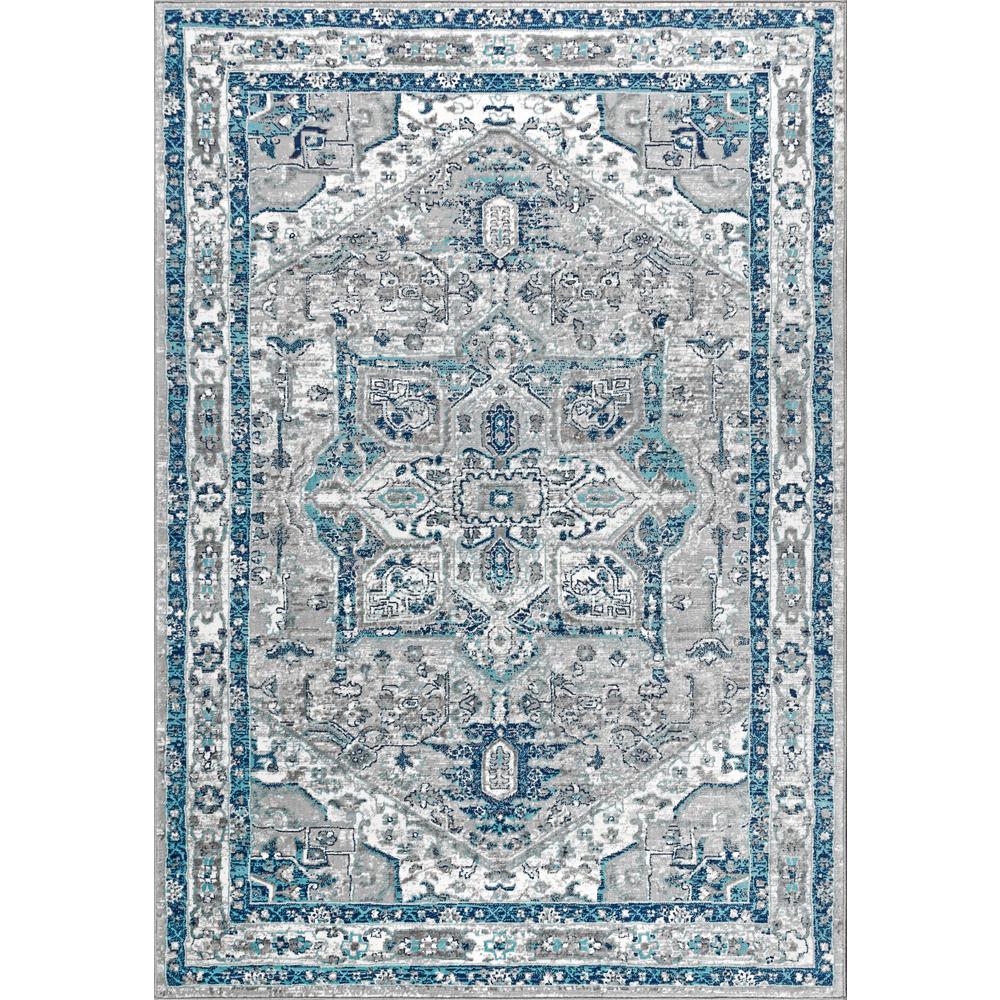 Jerica Modern Persian Vintage Medallion Area Rug. Picture 2