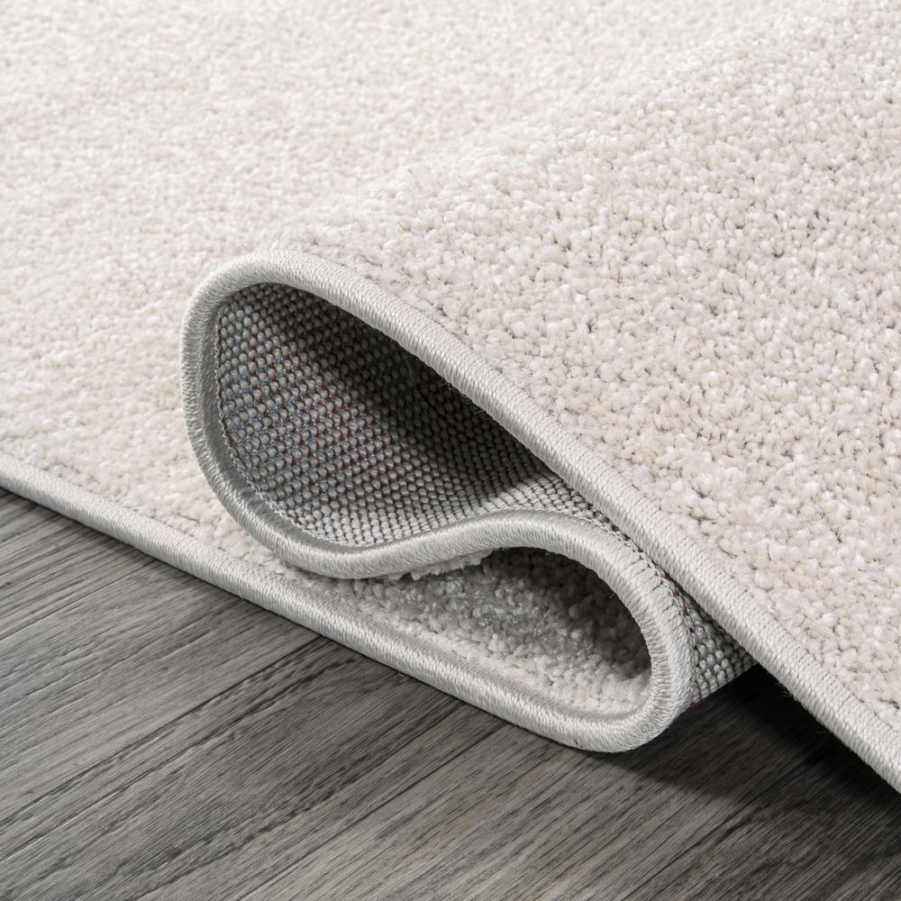 Haze Solid Low Pile Area Rug Ivory. Picture 7