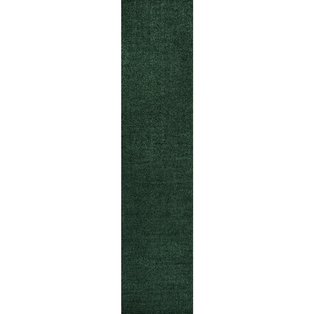 Haze Solid Low Pile Area Rug Emerald. Picture 2