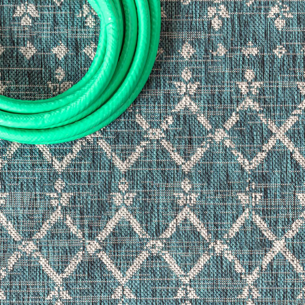 Ourika Moroccan Geometric Textured Weave Indoor/Outdoor Area Rug. Picture 8
