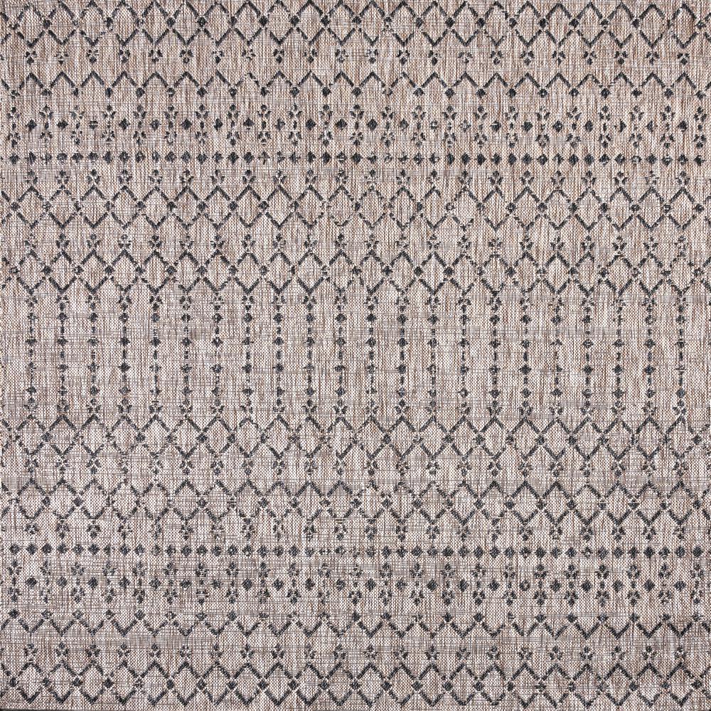 Ourika Moroccan Geometric Textured Weave Indoor/Outdoor Area Rug. Picture 2