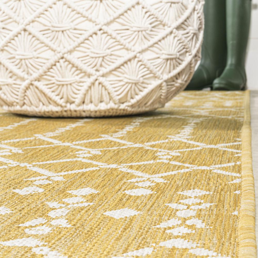 Ourika Moroccan Geometric Textured Weave Indoor/Outdoor Area Rug. Picture 13