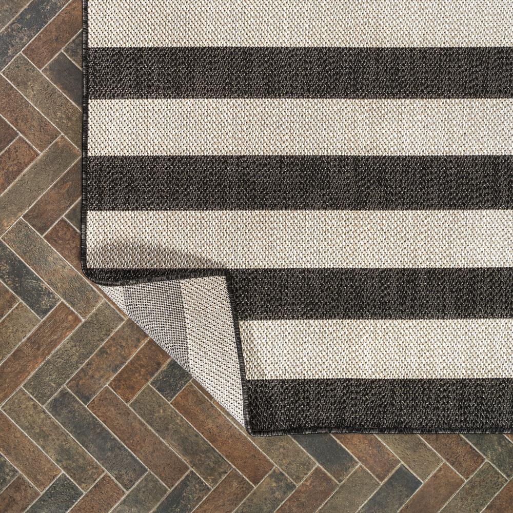 Negril Two Tone Wide Stripe Indoor/Outdoor Area Rug. Picture 11