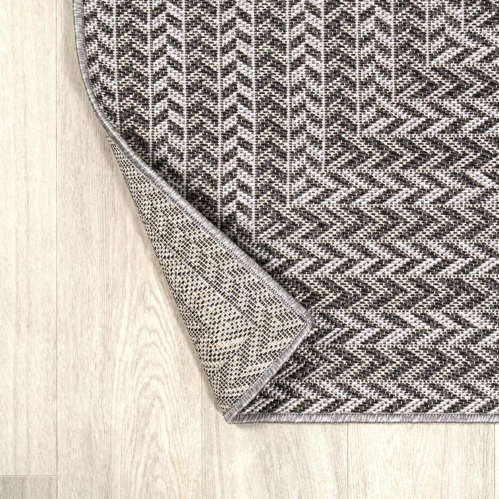 Chevron Modern Concentric Squares Indoor/Outdoor Area Rug. Picture 11