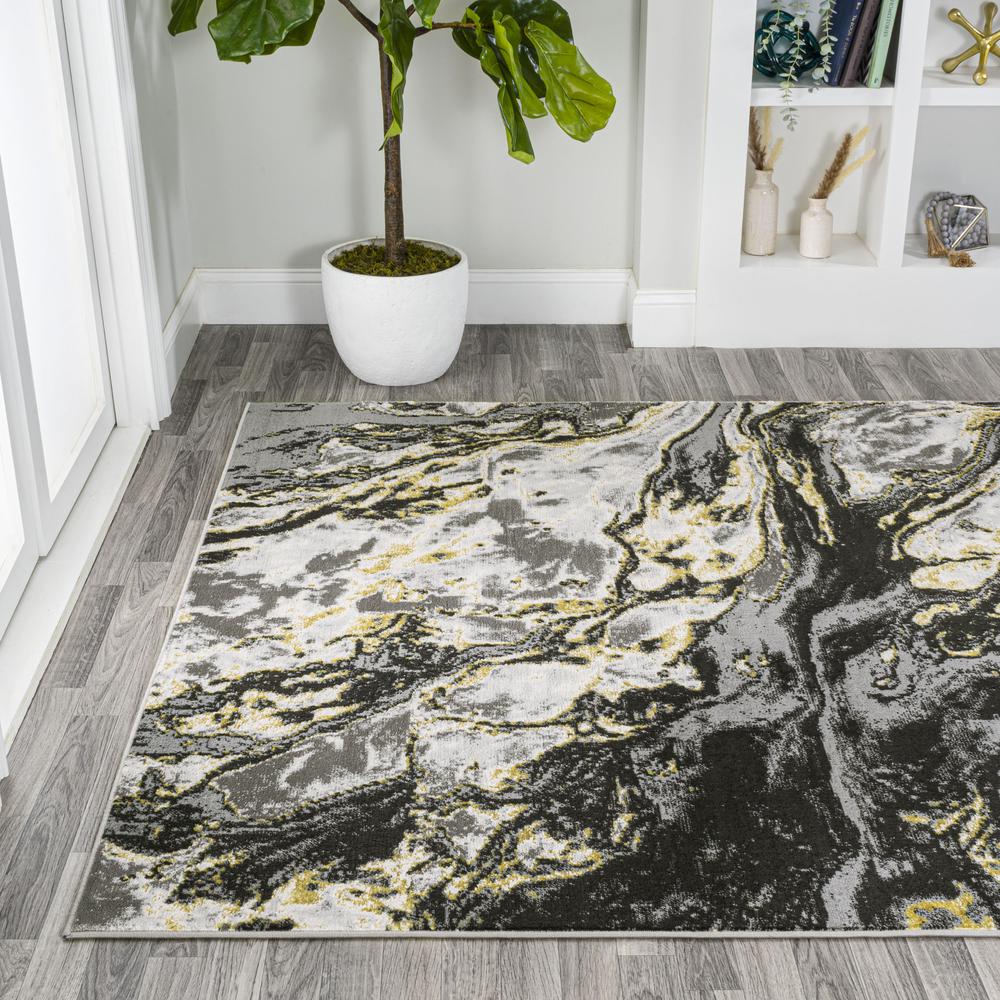 Swirl Marbled Abstract Area Rug. Picture 4