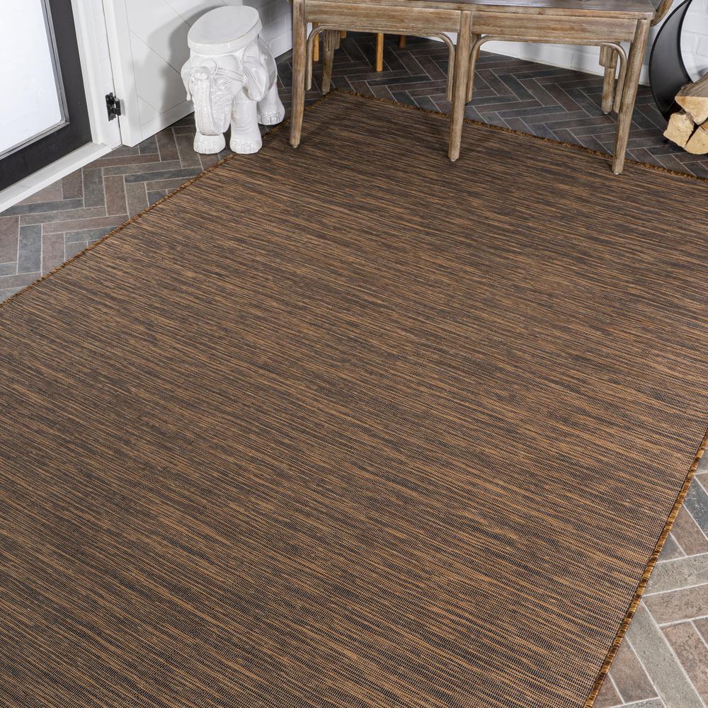 Ethan Modern Flatweave Solid Area Rug. Picture 10