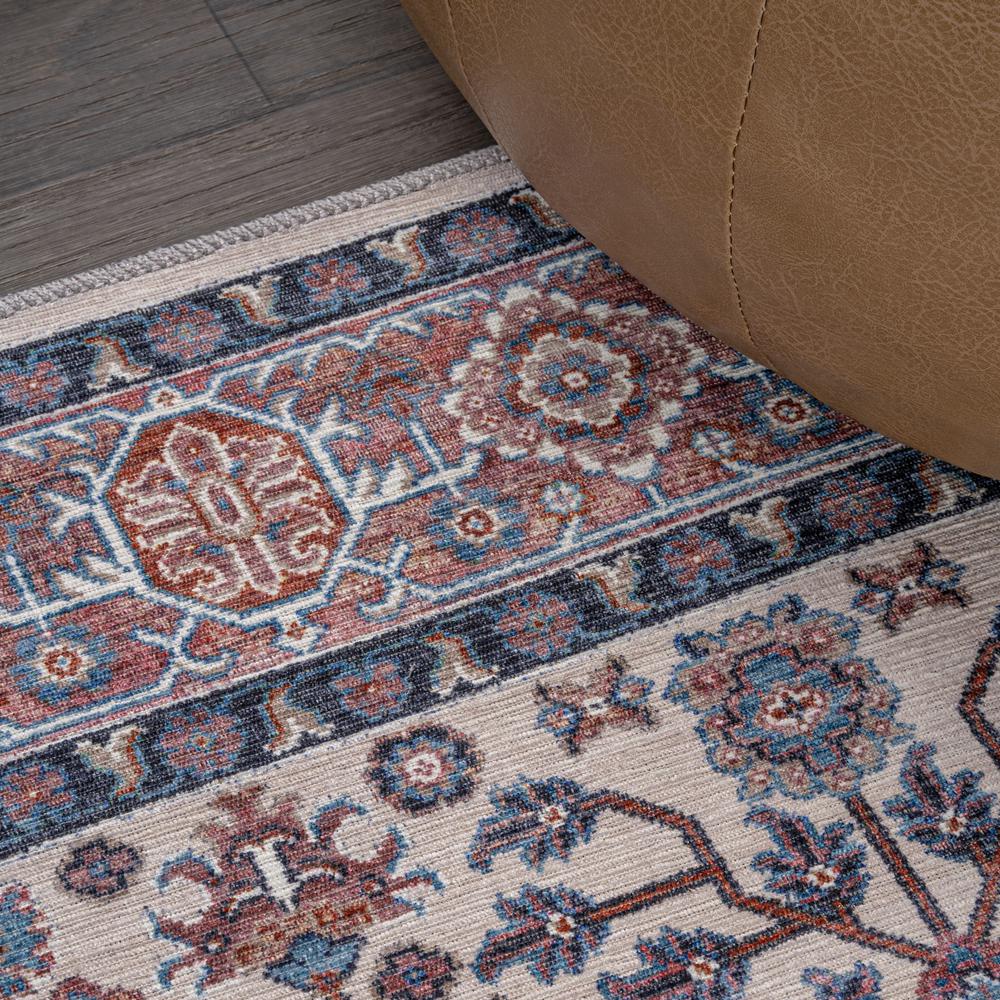 Kemer All-Over Persian Machine-Washable Area Rug. Picture 4
