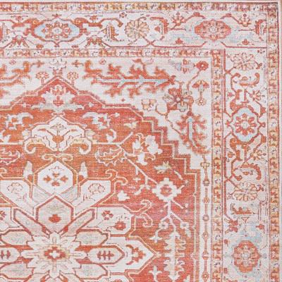 Asa Ornate Medallion Washable Indoor/Outdoor Area Rug. Picture 16