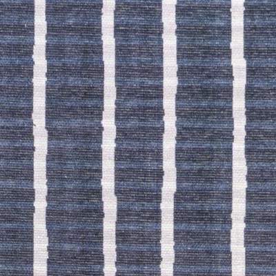 Rand Distressed Ticking Stripe Machine Washable Area Rug. Picture 17