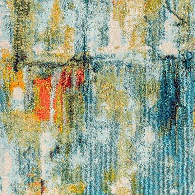 Contemporary Pop Modern Abstract Waterfall Area Rug. Picture 13