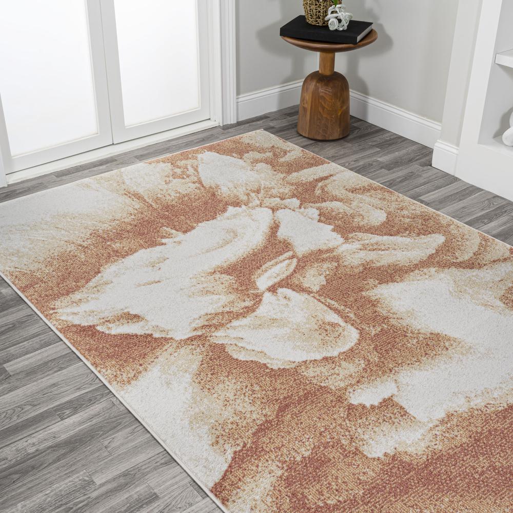 Petalo Abstract Two Tone Modern Area Rug. Picture 5