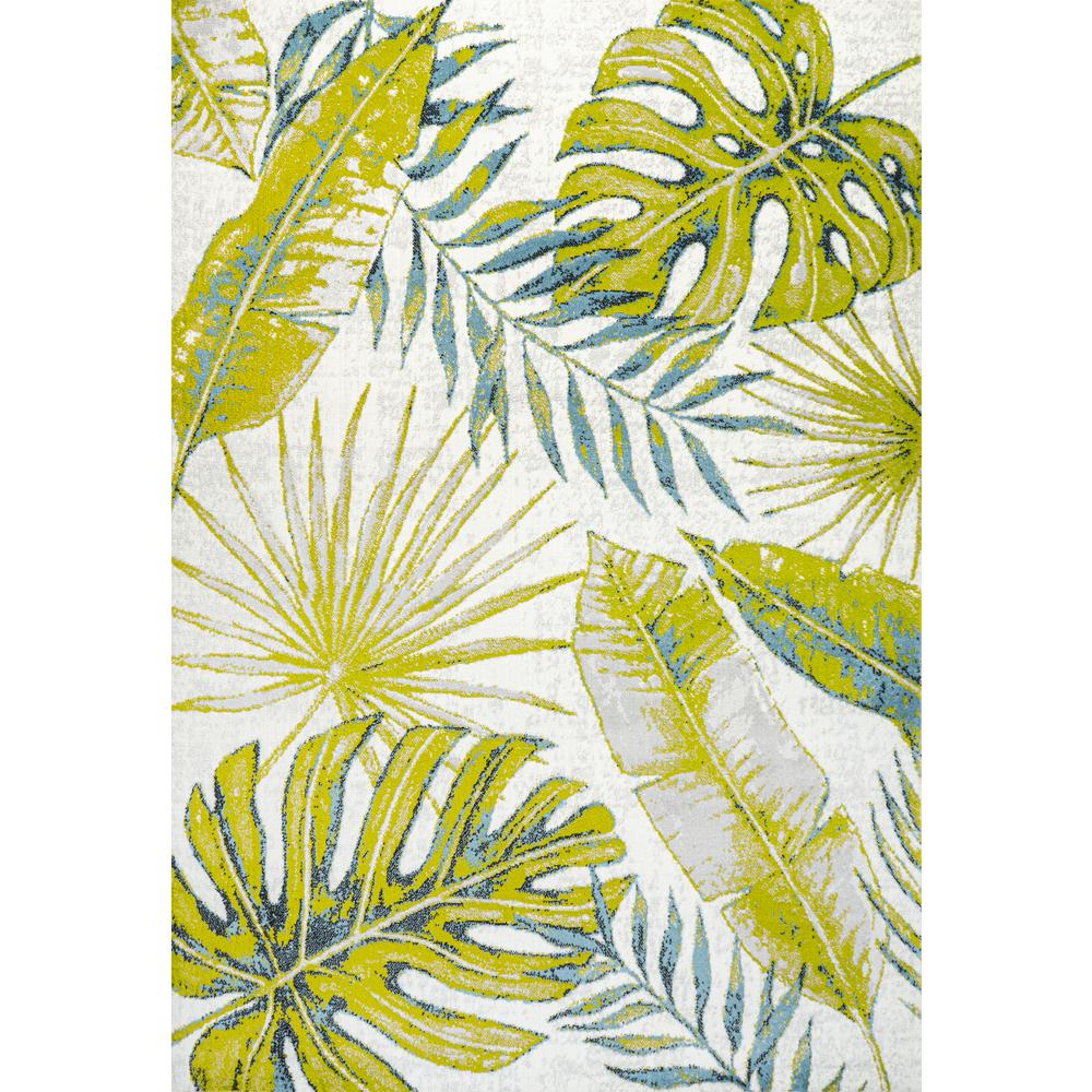 Monstera Tropical Leaves Area Rug. Picture 1