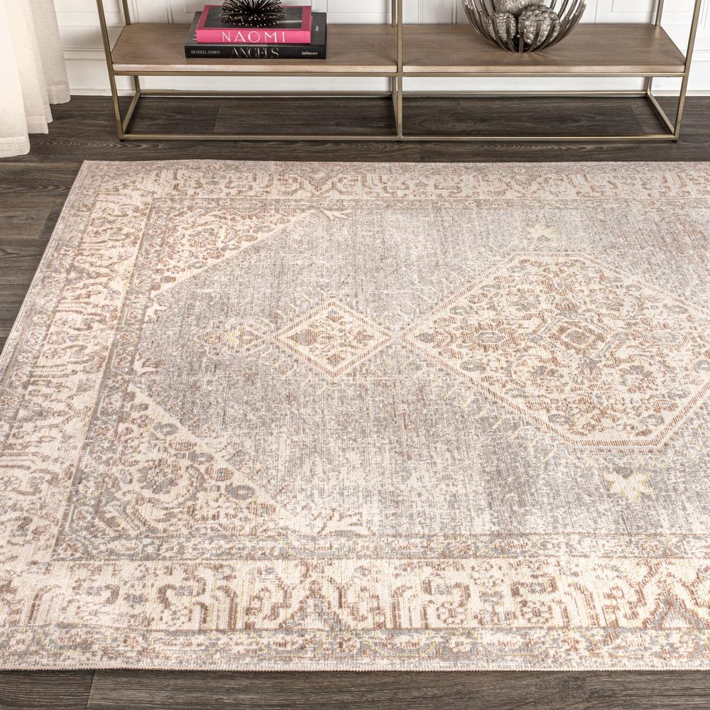 Lila Modern Tribal Medallion Area Rug. Picture 5
