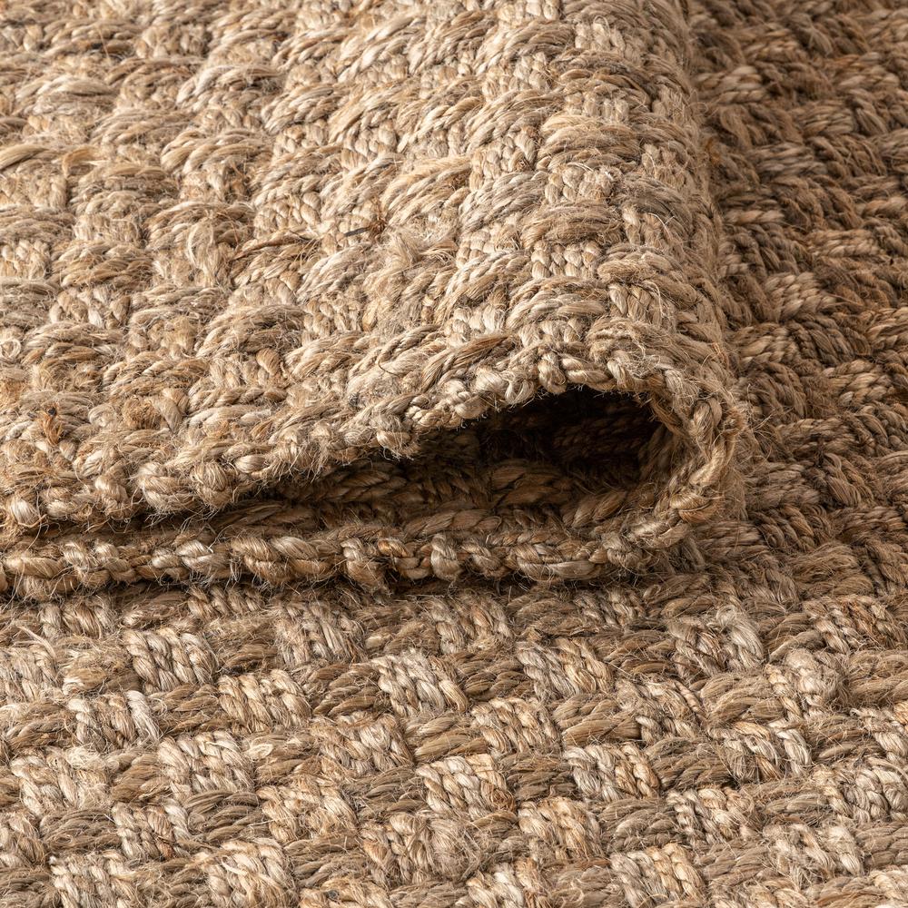Estera Hand Woven Boucle Chunky Jute Area Rug. Picture 4