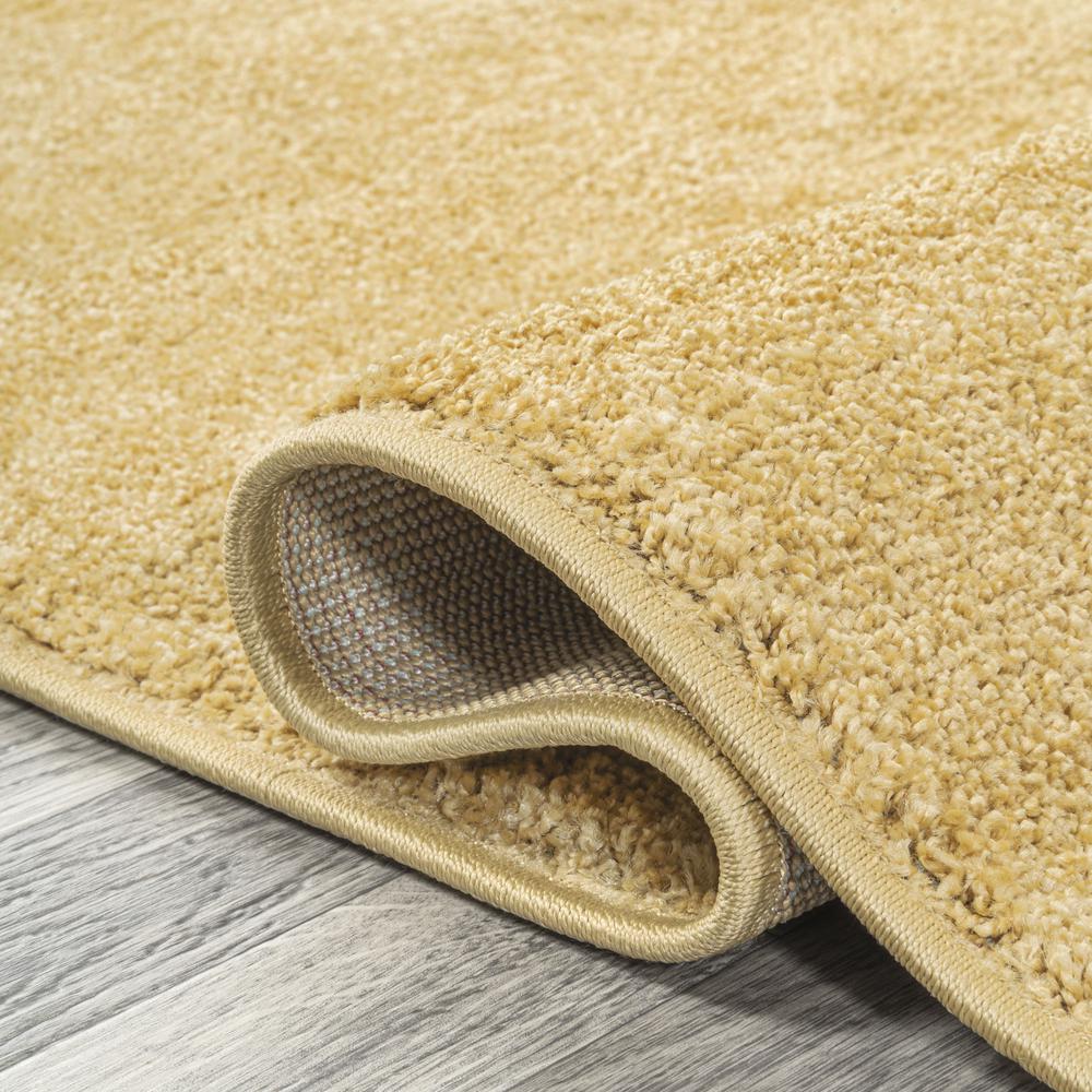 Haze Solid Low Pile Area Rug Mustard. Picture 10