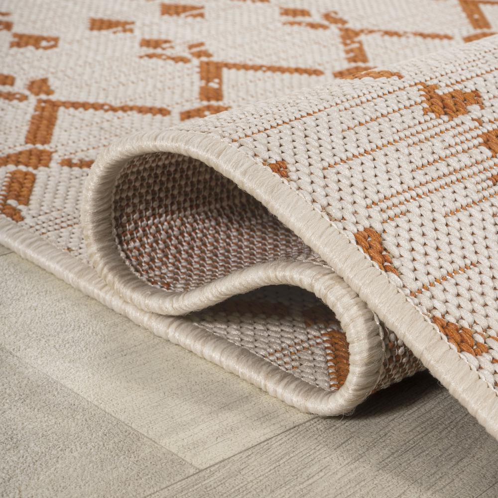 Ourika Moroccan Geometric Textured Weave Indoor/Outdoor Area Rug. Picture 14