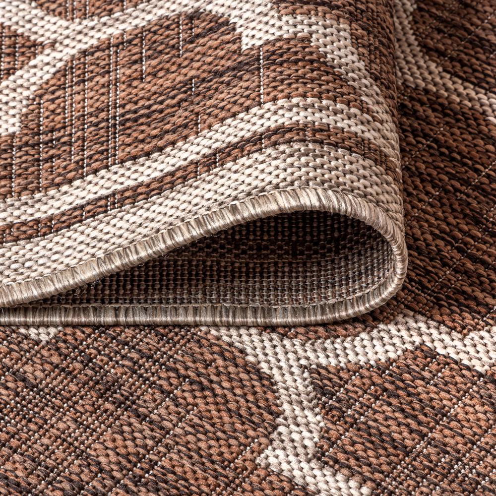 Trebol Moroccan Trellis Textured Weave Indoor/Outdoor Area Rug. Picture 10