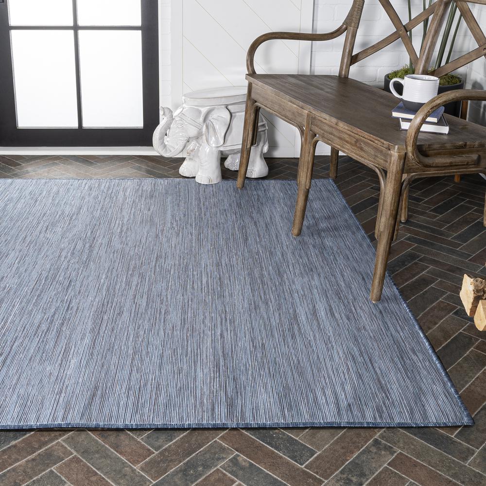 Ethan Modern Flatweave Solid Area Rug. Picture 9
