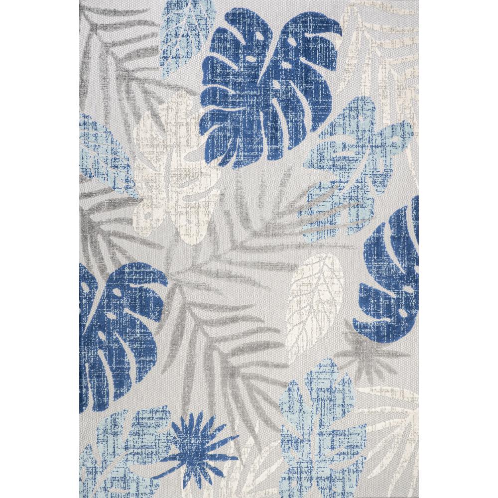 Monstera Tropical Leaf High-Low Indoor/Outdoor Area Rug. Picture 1