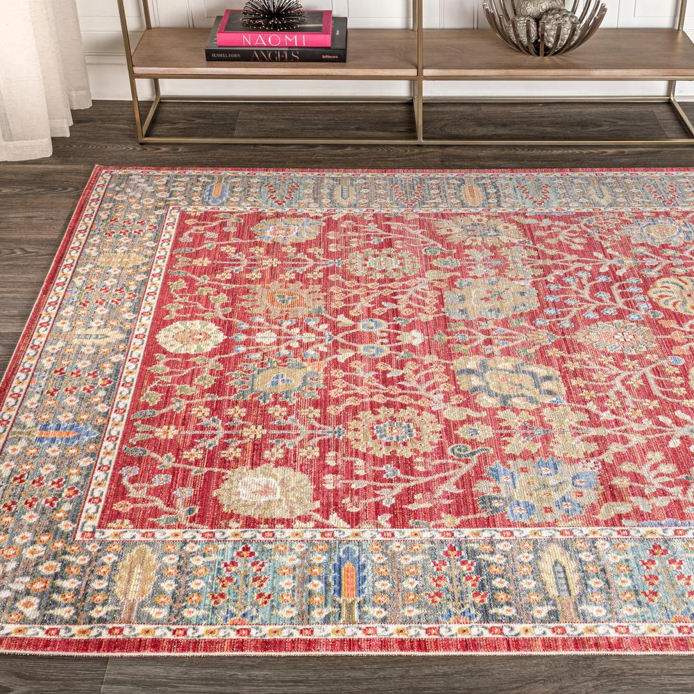 India Flower and Vine Area Rug. Picture 5